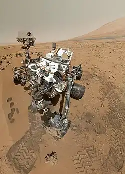 Łazik Curiosity Rover na&nbsp;powierzchni Marsa