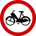 B-10„zakaz wjazdu motorowerów”