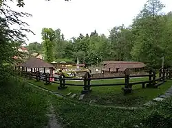 Otoczenie kaskady solankowej