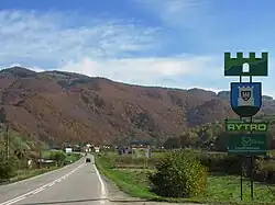 DK87 – wlot do Rytra od strony Starego Sącza