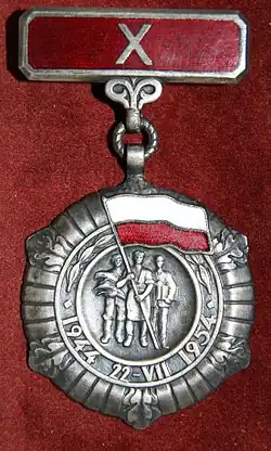 Medal 10-lecia Polski Ludowej (1954)