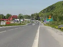 DW941 w Ustroniu-Polanie