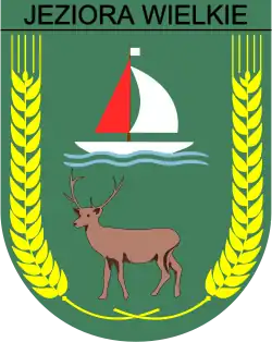 Herb gminy Jeziora Wielkie