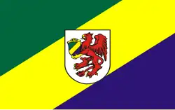 Flaga herbowa gminy Szczecinek