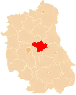 Położenie na mapie województwa