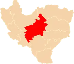 Położenie na mapie województwa