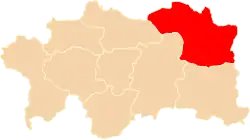 Położenie na mapie województwa