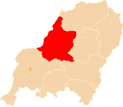 Położenie na mapie województwa