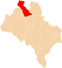 Położenie na mapie województwa