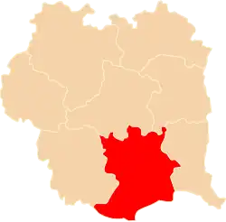 Położenie na mapie województwa