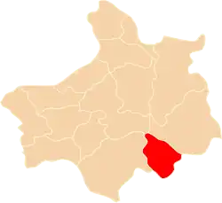 Położenie na mapie województwa