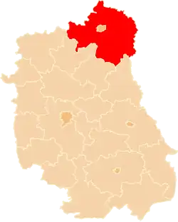 Położenie na mapie województwa