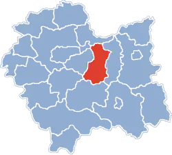 Położenie na mapie województwa