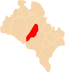 Położenie na mapie województwa