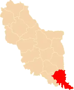 Położenie na mapie województwa