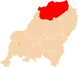 Położenie na mapie województwa