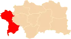 Położenie na mapie województwa