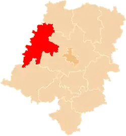 Położenie na mapie województwa