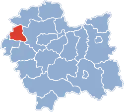 Położenie na mapie województwa