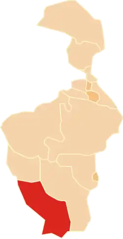 Położenie na mapie województwa