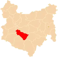 Położenie na mapie województwa