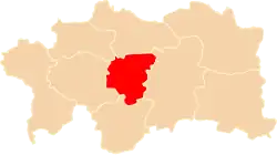 Położenie na mapie województwa