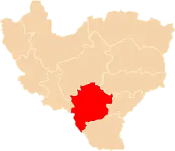 Położenie na mapie województwa