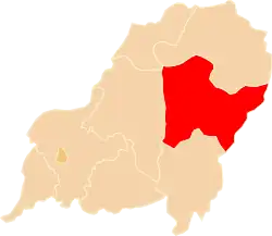 Położenie na mapie województwa