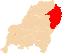 Położenie na mapie województwa