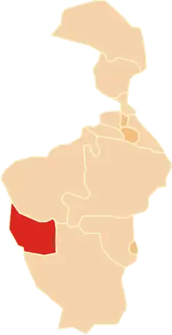 Położenie na mapie województwa