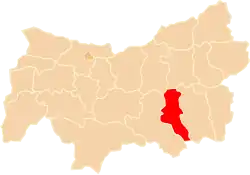 Położenie na mapie województwa