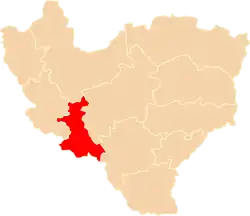 Położenie na mapie województwa