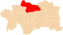 Położenie na mapie województwa