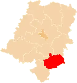 Położenie na mapie województwa