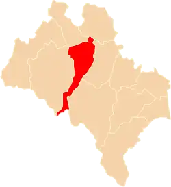 Położenie na mapie województwa