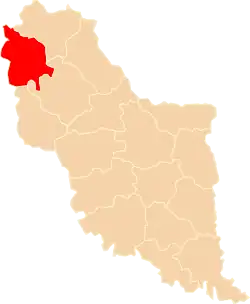 Położenie na mapie województwa