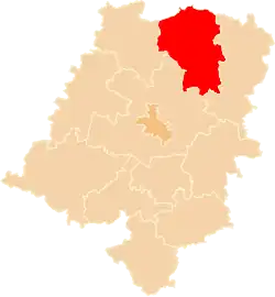 Położenie na mapie województwa