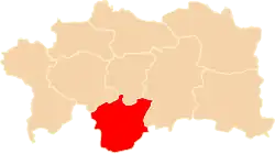 Położenie na mapie województwa