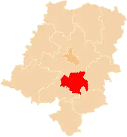 Położenie na mapie województwa