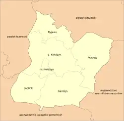 Plan powiatu kwidzyńskiego