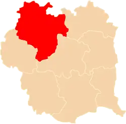 Położenie na mapie województwa