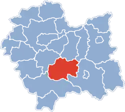 Położenie na mapie województwa