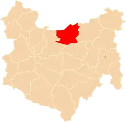 Położenie na mapie województwa