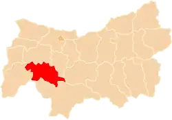 Położenie na mapie województwa