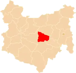 Położenie na mapie województwa