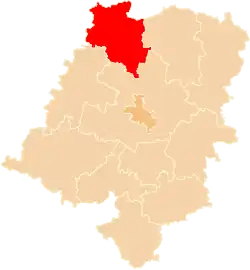 Położenie na mapie województwa