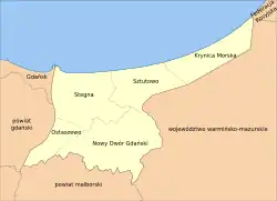 Plan powiatu nowodworskiego (pomorskiego)