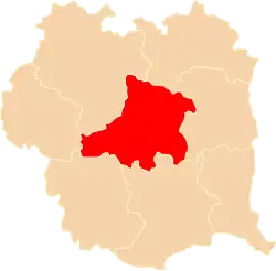 Położenie na mapie województwa