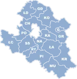 Plan powiatu nowosądeckiego