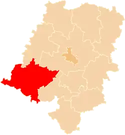 Położenie na mapie województwa